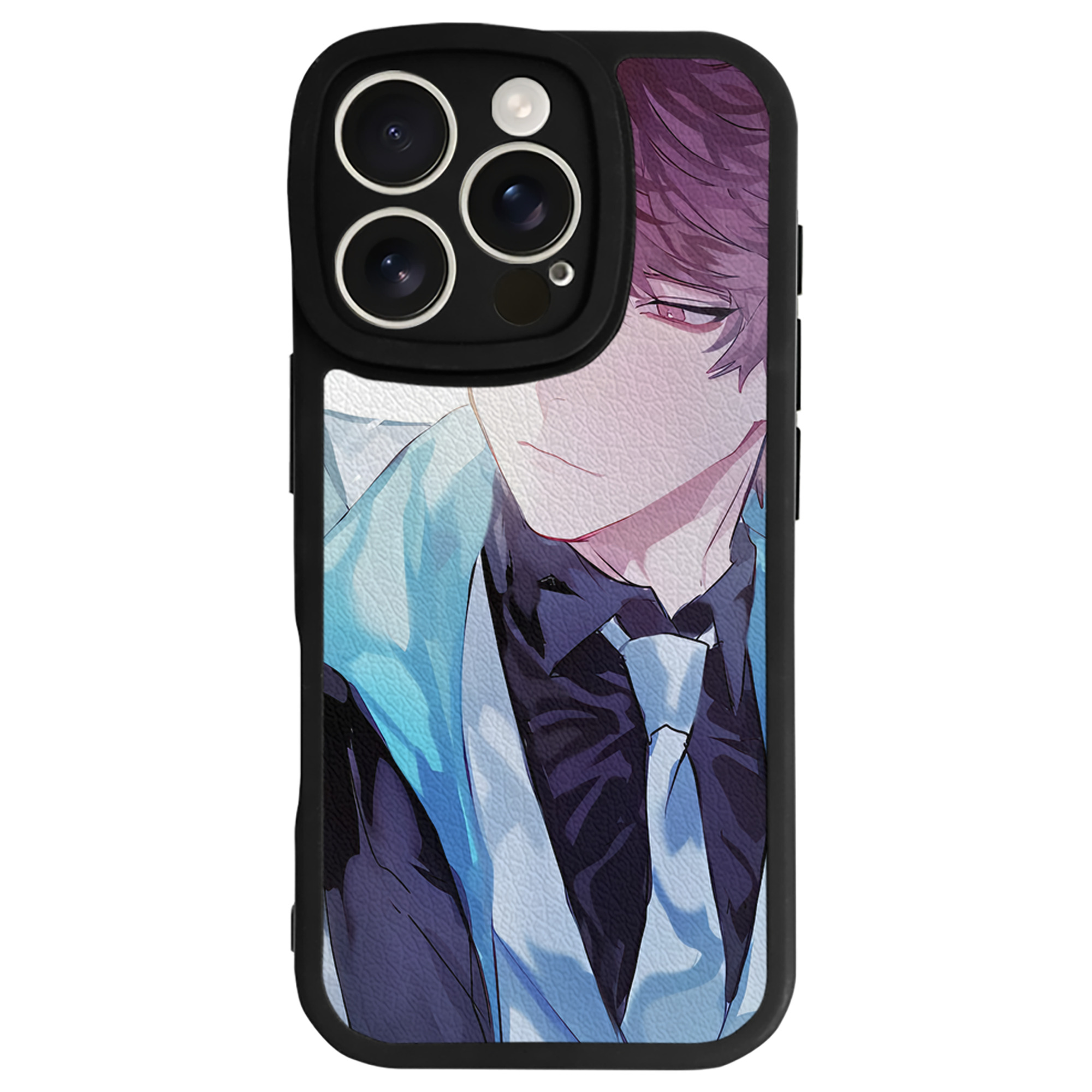 （画像用） ハイキュー!! Haikyu!! 【iPhone 16シリーズ対応】シリコンスマホケース（レザー調） 材質：シリコン